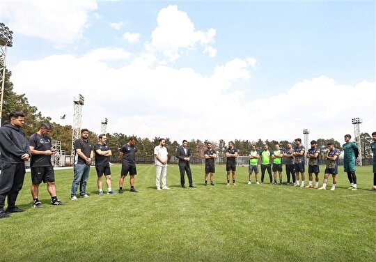 آخرین تمرین پرسپولیس با حضور حدادی