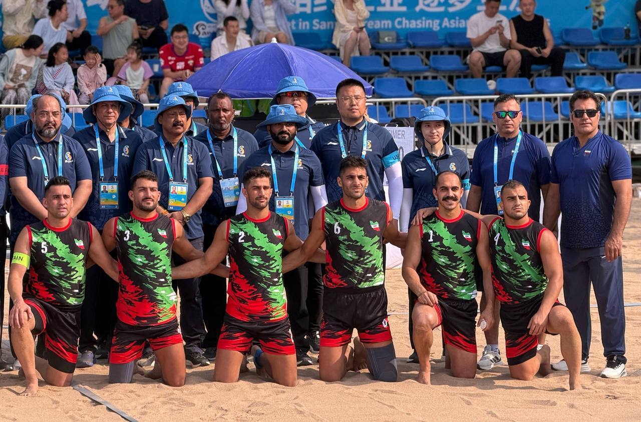 صعود مقتدرانه تیم کبدی ایران به نیمه‌نهایی