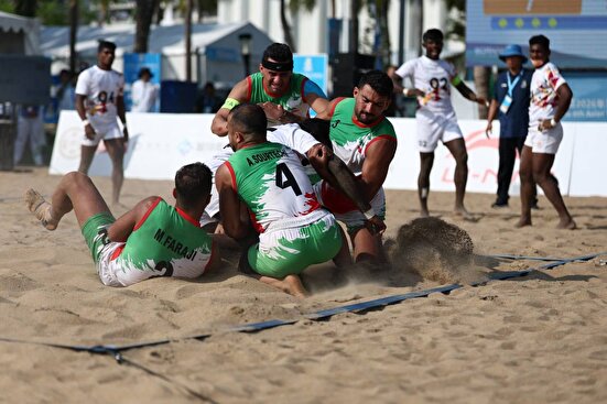 بازی‌های آسیایی ساحلی سانیا؛ تیم‌ملی کبدی ایران به فینال راه یافت