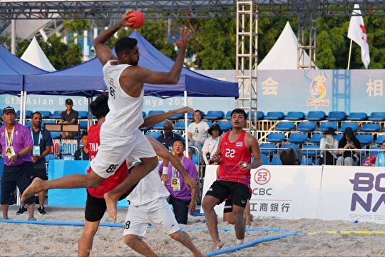 بازی‌های آسیایی ساحلی سانیا؛ تیم‌ملی هندبال ایران فینالیست شد