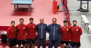 پیروزی تیم ملی تنیس روی میز ایران برابر اندونزی / ایران بالاتر از هند صدرنشین گروه شد