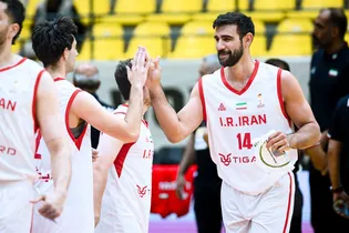 پیروزی تیم ملی بسکتبال ایران برابر چین تایپه