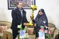 کاپ قهرمانی پرورش اندام جهان به خانواده شهیدان بختی اهدا شد