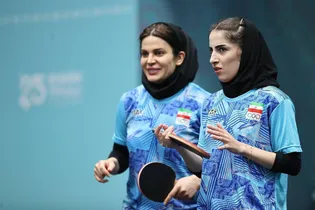 طلای هشتم کاروان ایران با قهرمانی تیم دوبل تنیس روی میز بانوان