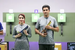 نخستین مدال تیراندازی در ناگویا/ تپانچه میکس ایران برنز گرفت
