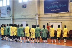 دختران جوان فوتسال در اردوی انتخابی