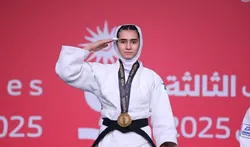 دختر جودوکار ایران قهرمان آسیا شد/ مهسا شکیبایی اولین طلا را دشت کرد 