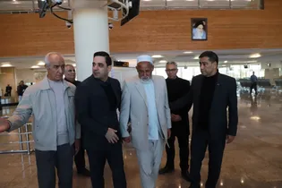 مراسم چهلمین روز درگذشت صابر کاظمی؛ تقوی عازم گلستان شد