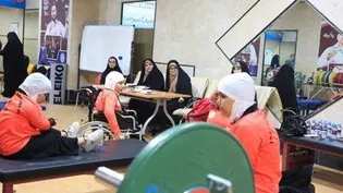 آغاز تمرینات ملی پوشان زنان پاراوزنه بردار جوان