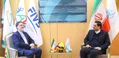 معاون مرکز دیپلماسی عمومی وزارت امورخارجه مهمان رئیس فدراسیون والیبال