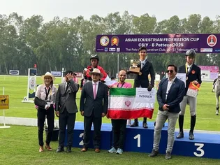 ایران همچنان می‌تازد؛ سوارکار کشورمان قهرمان کاپ آسیا شد