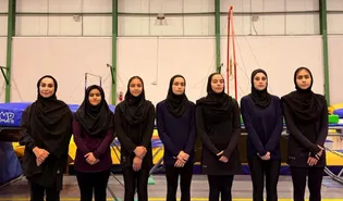 حضور دختران ترامپولین ایران در دومین اردوی آماده‌سازی