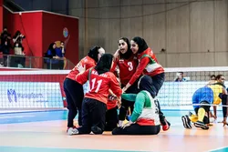 دختران ملی‌پوش والیبال نشسته ایران قهرمان آفریقا را شکست دادند
