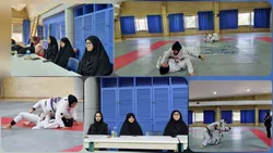 بازدید معاون توسعه ورزش بانوان از اردوی تیم ملی جوجیتسو