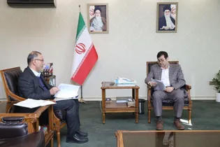 دیدار رئیس فدراسیون تیراندازی با کمان با وزیر ورزش و جوانان