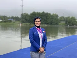 قضاوت داور زن ایرانی در مسابقات جهانی ر‌وئینگ