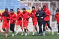 جلسه فنی، بدنسازی و فوتبال، برنامه تمرینی سرخپوشان