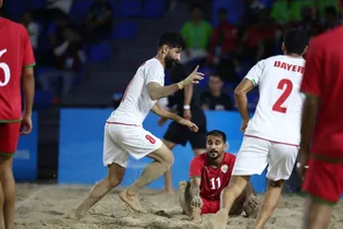 قهرمانی مقتدرانه ساحلی‌بازان ایران با طوفان در فینال؛ طلای آسیا بر گردن شاگردان نادری