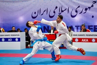 مردان کاراته ایران در دومین آزمون انتخابی