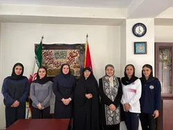 دیدار نایب‌رئیس کمیته ملی المپیک با دختران ملی‌پوش تالو