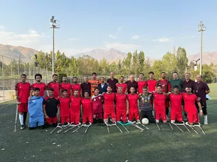 دومین اردوی تیم ملی فوتبال قطع عضو در راه مسابقات جهانی