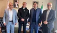 دیدار وزیر ورزش و جوانان و رییس کمیته ملی المپیک با صدیقی و دبیرکل فدراسیون جهانی کوراش