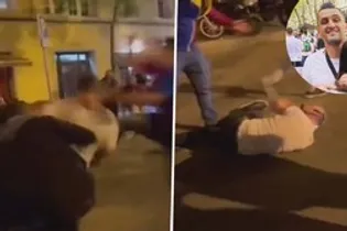 حمله هواداران بارسلونا به بازیکن سابق اینتراخت فرانکفورت+ عکس