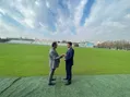 بازدید دبیرکل فدراسیون فوتبال از روند بهسازی زمین چمن شماره یک مرکز ملی