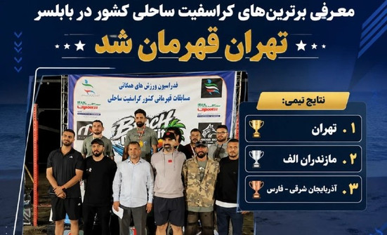 تهران، قهرمان کراسفیت ساحلی ایران