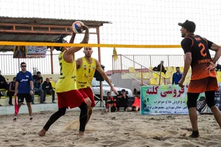 سنگ آهن بافق قهرمان هفته سوم لیگ برتر والیبال ساحلی شد