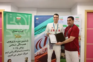 پاداش سامیار عبدلی اولین طلایی کاروان ایران پرداخت شد