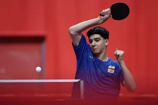 شکست فرجی مقابل حریف هندی و حذف از مسابقات تنیس روی میز 
